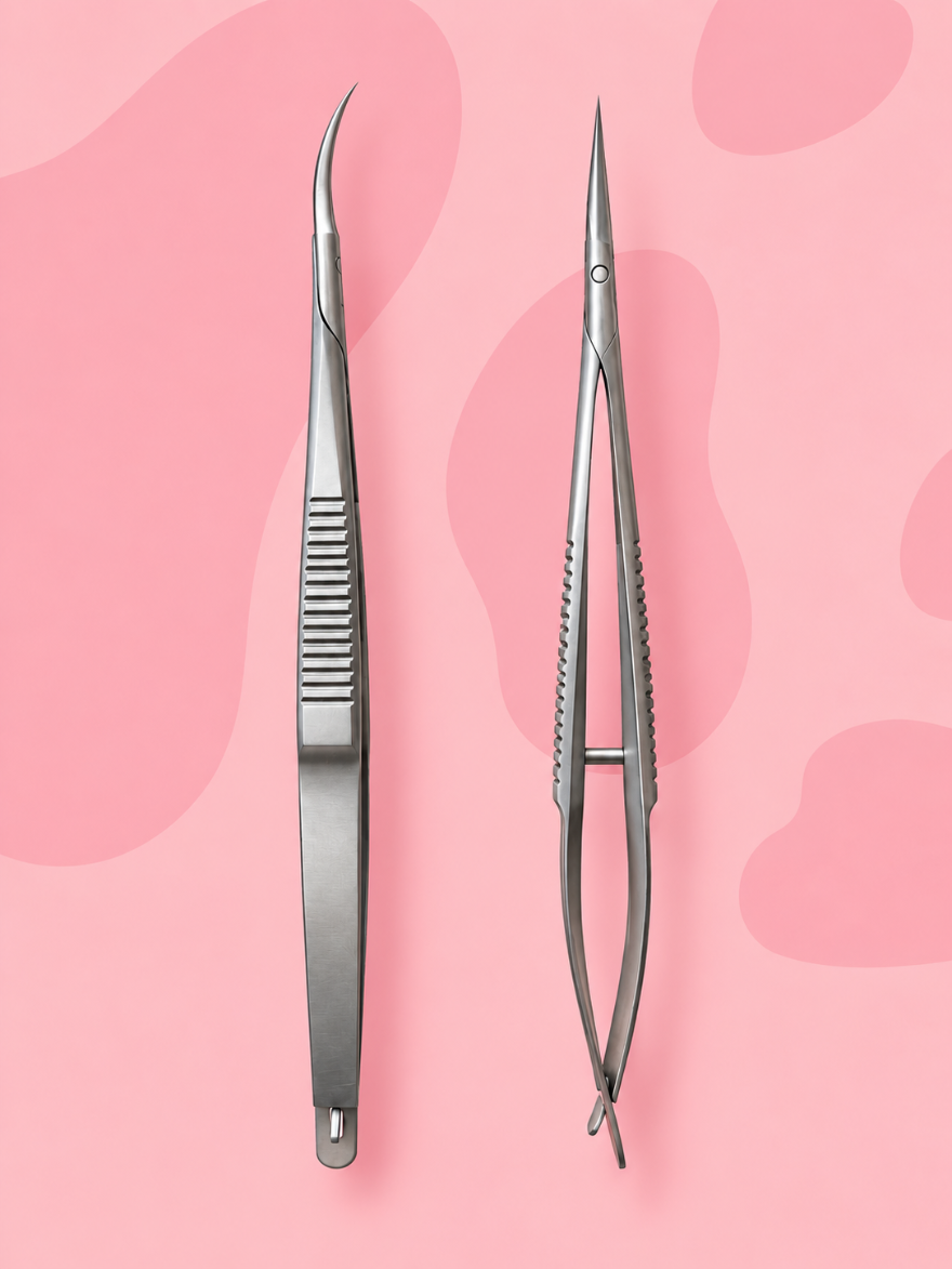 Tweezers de manucure — précision & finesse